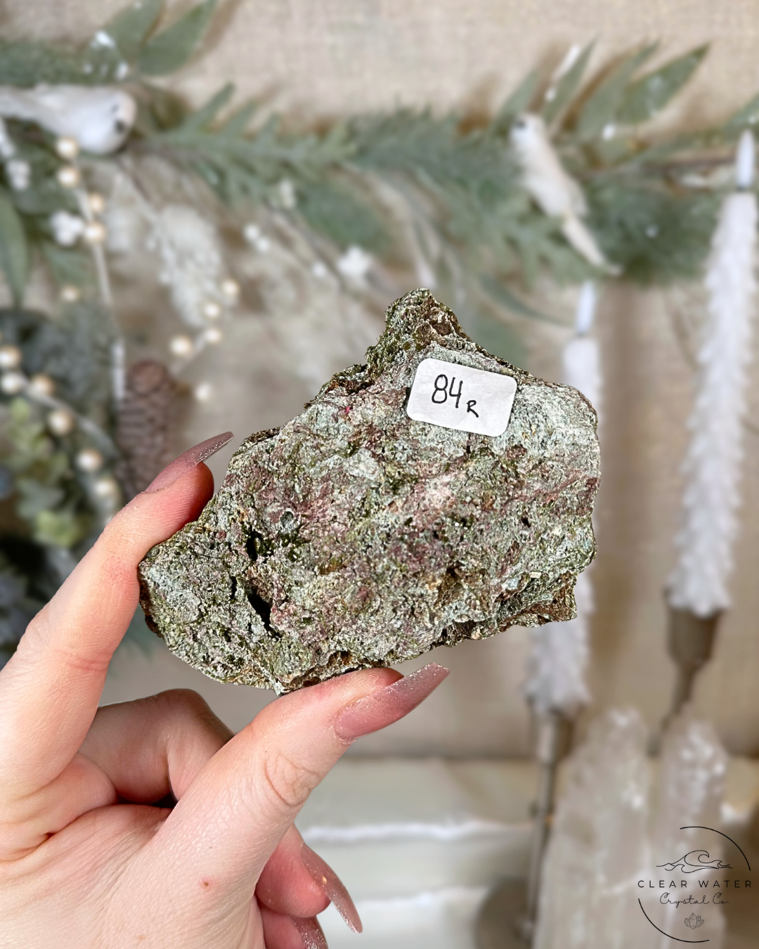 Verdant Mountain Forest Quartz (Epidote in Quartz) Specimens – Turkey