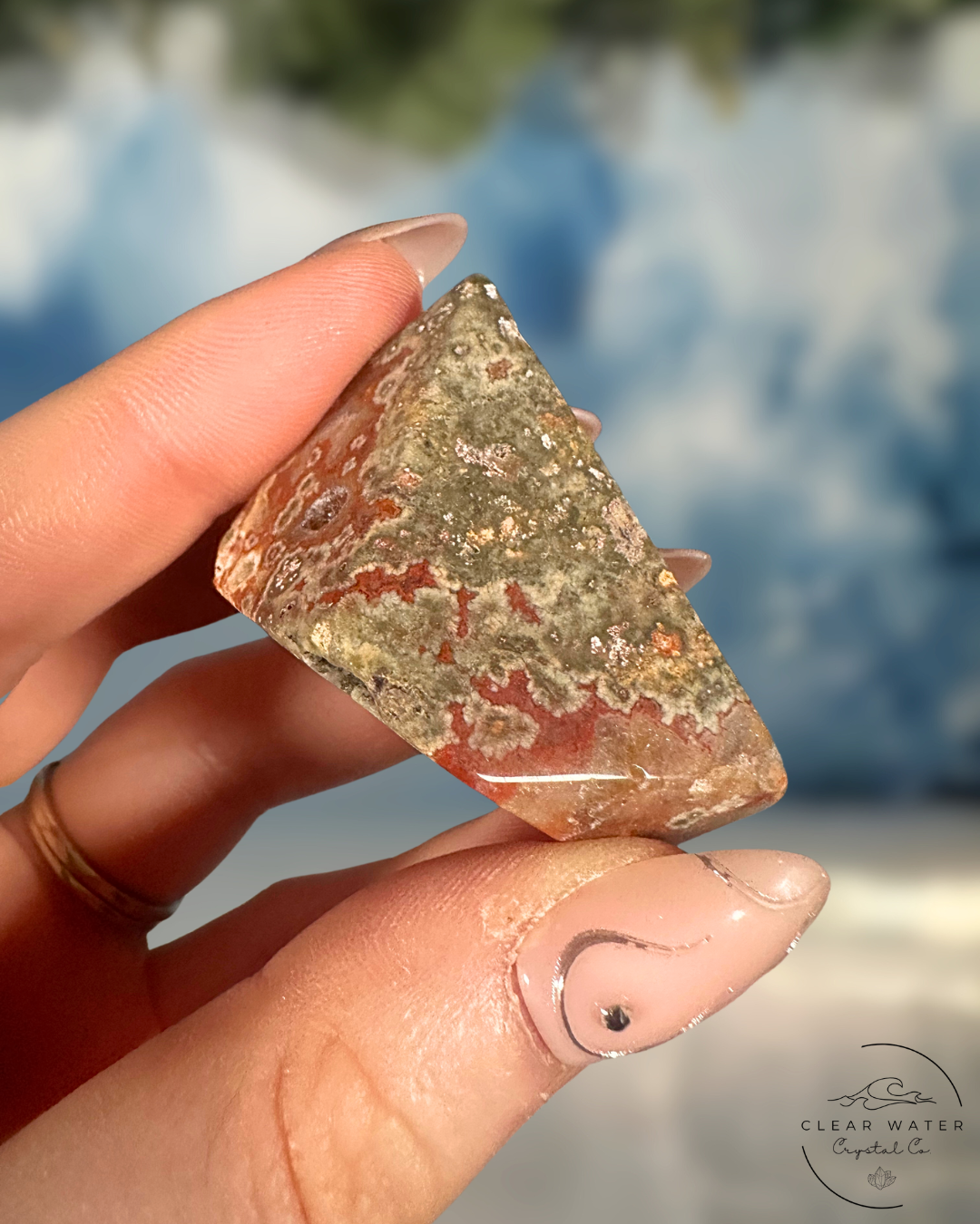 Orbicular Sea Jasper Freeforms