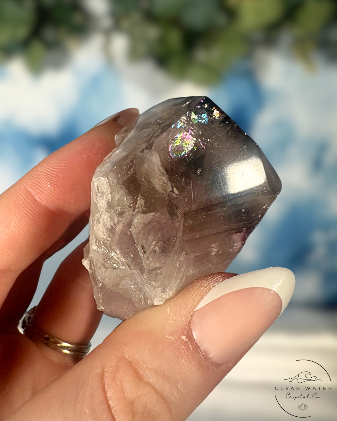 Smoky Amethyst Phantom Points: Bahia's Spectral Beauty