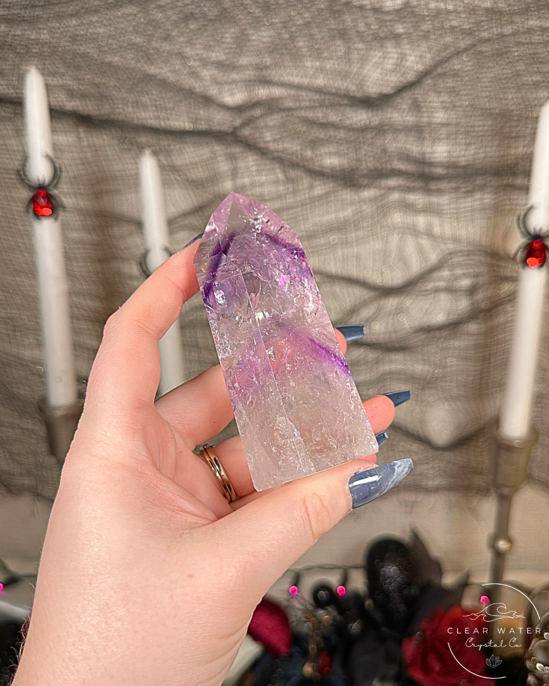 Brazilian Phantom Amethyst Towers