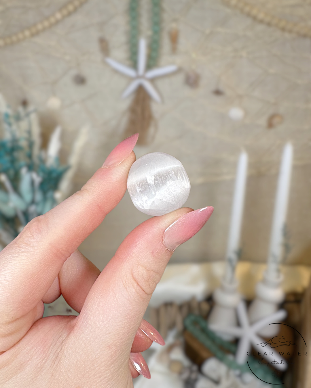 Mini Satin Spar Spheres