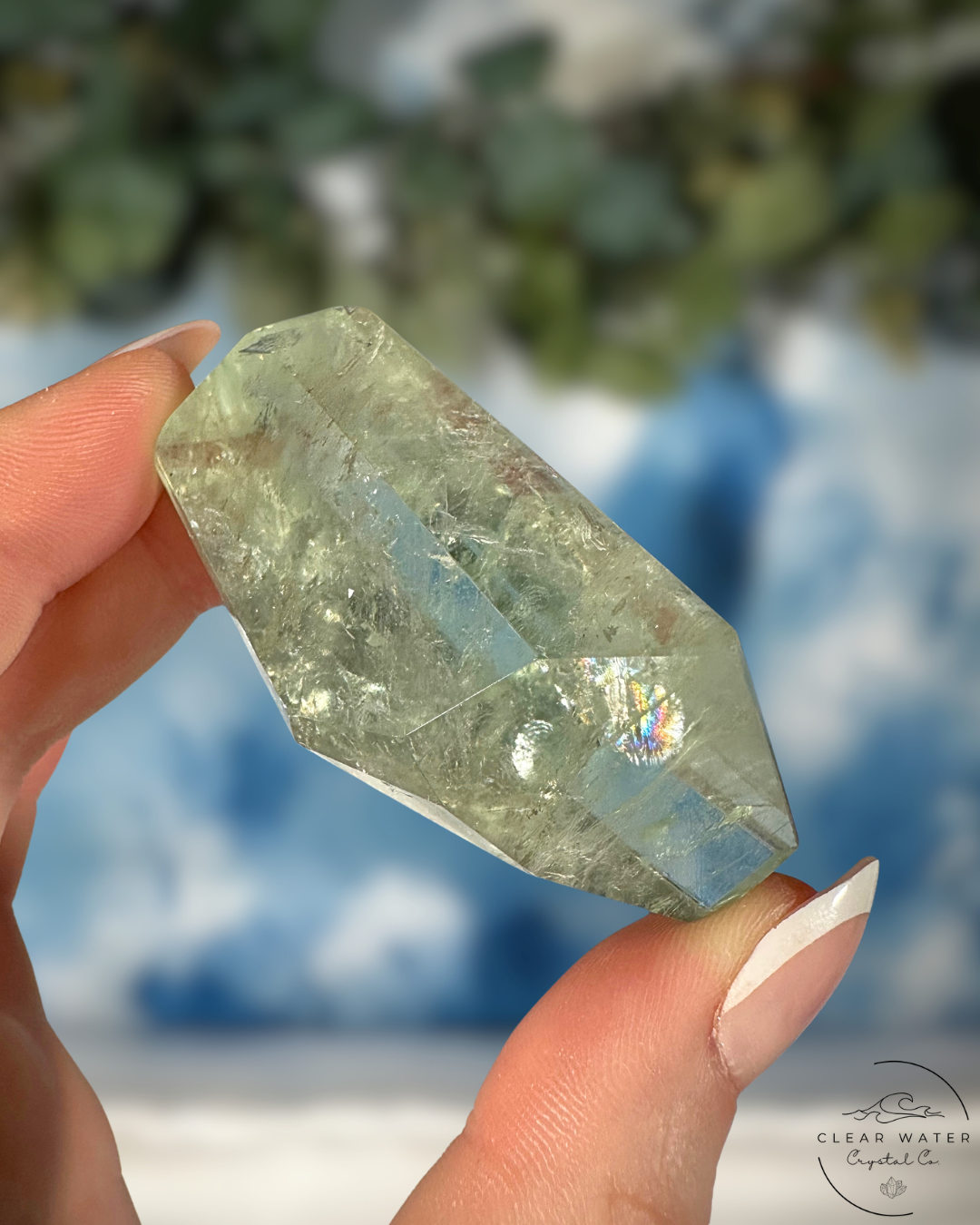 Prasiolite (Green Amethyst) Freeforms: Radiant Light