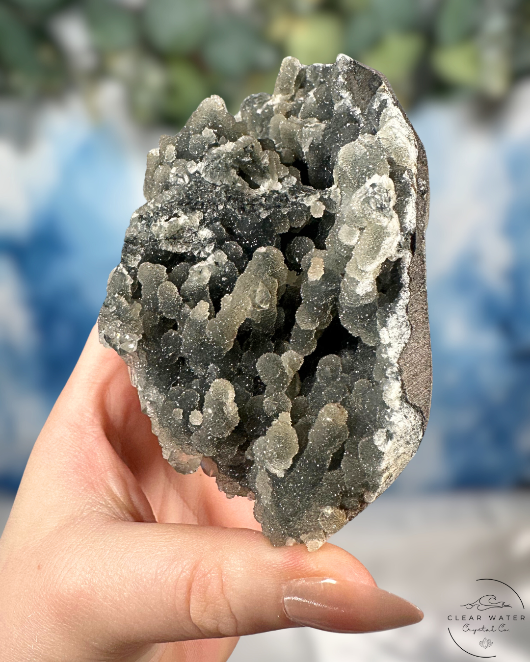 Chalcedony Apophyllite Specimen: Cavernous Elegance