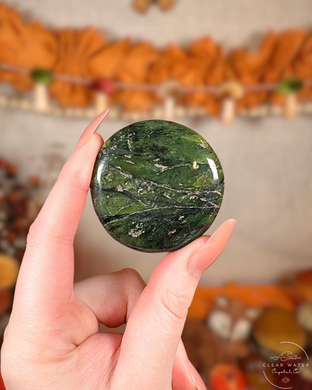 Evergreen: Nephrite Jade Flatstone