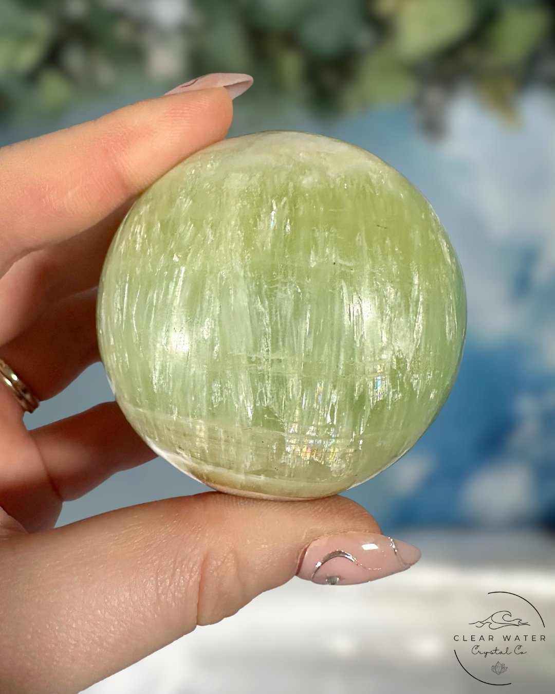 Pistachio Calcite Spheres: Gentle Heart & Hidden Light