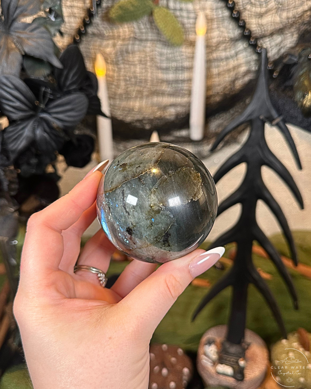 Large Labradorite Sphere | Madagascar