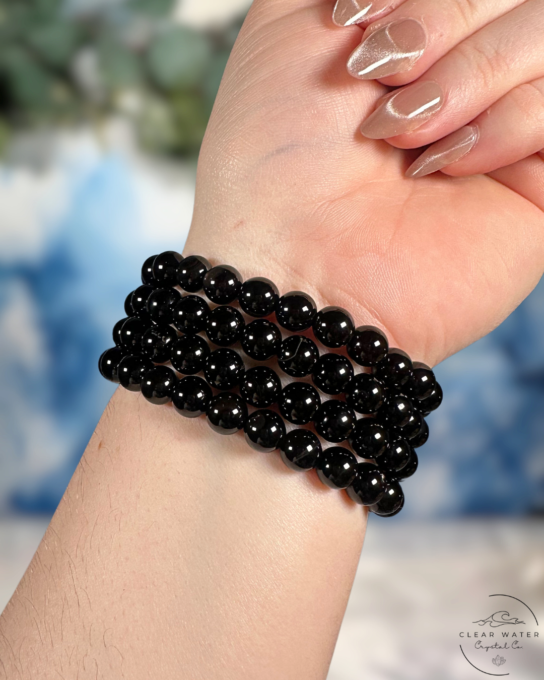 Obsidian Bracelet: Grounding Protection & Inner Reflection