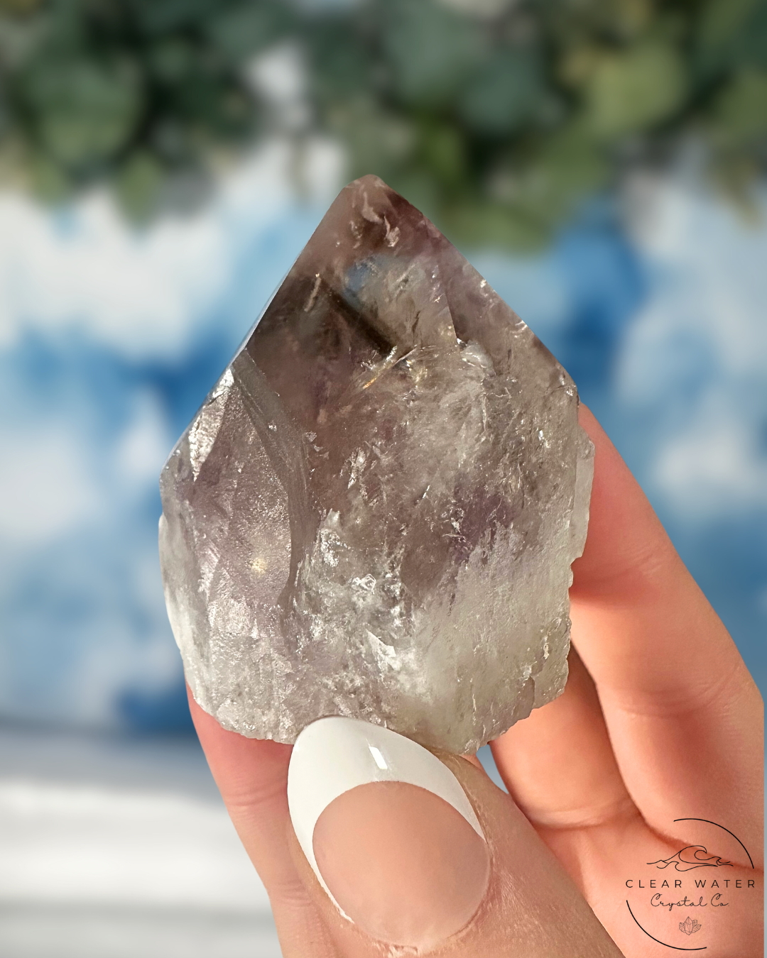 Smoky Amethyst Phantom Points: Bahia's Spectral Beauty