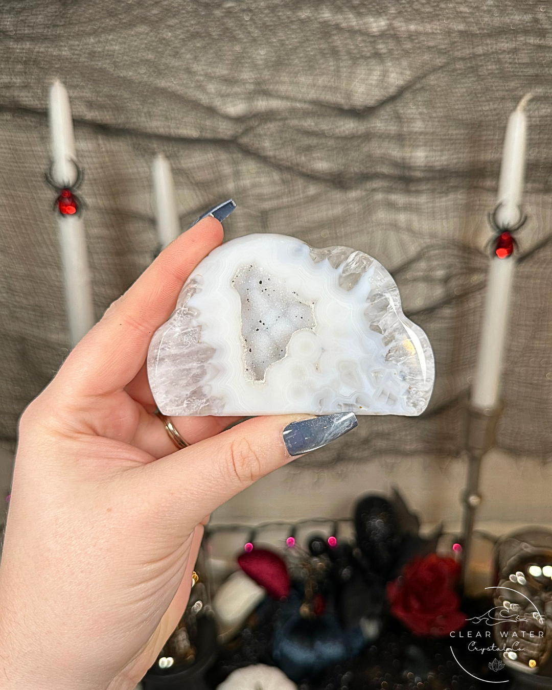 Brazilian Druzy Agate Clouds