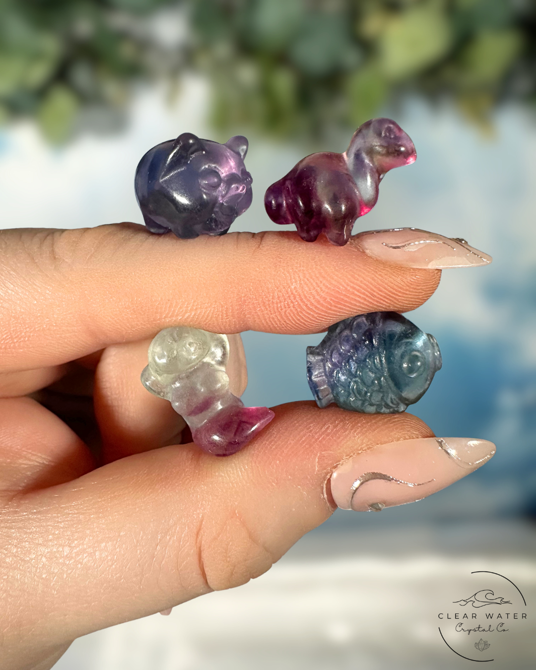 Fluorite Friends: Mini Mystery Carvings