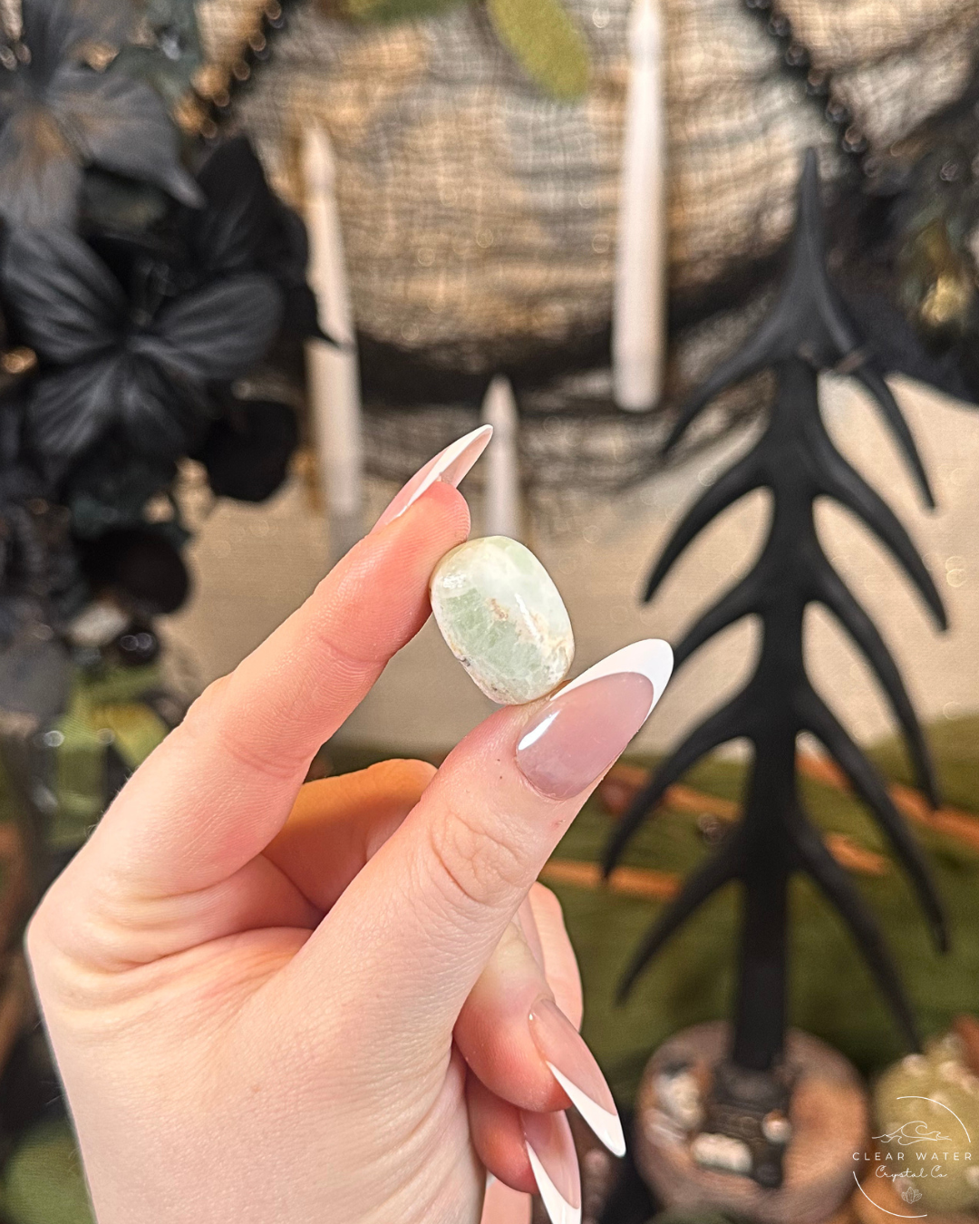 Pistachio Calcite Tumble