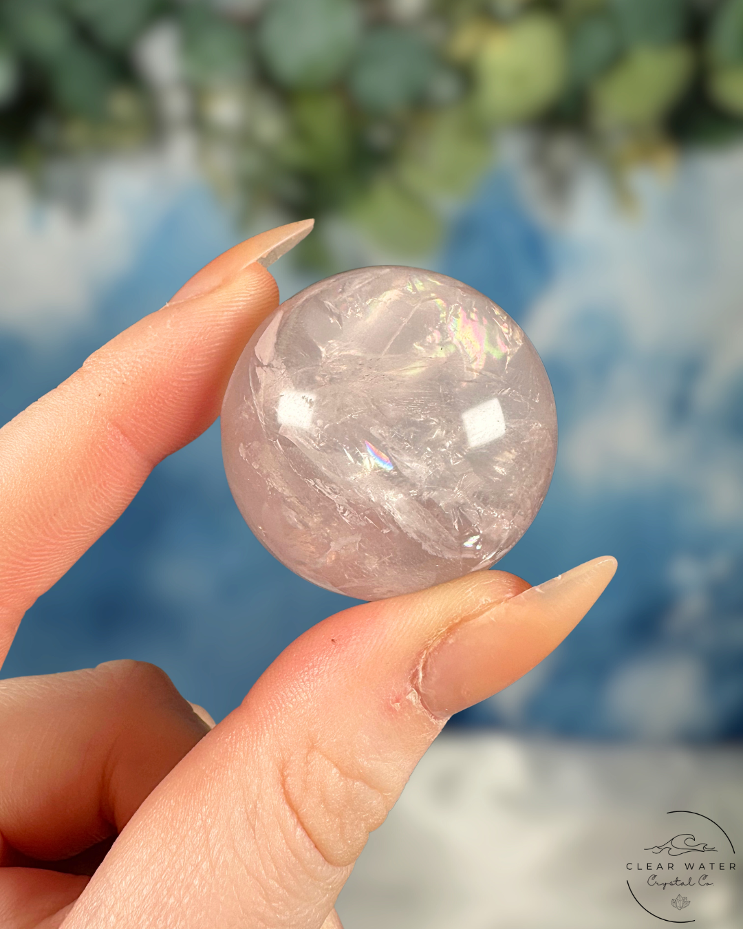 Brazilian Rose Quartz Spheres: Gentle Love, Starry Secrets