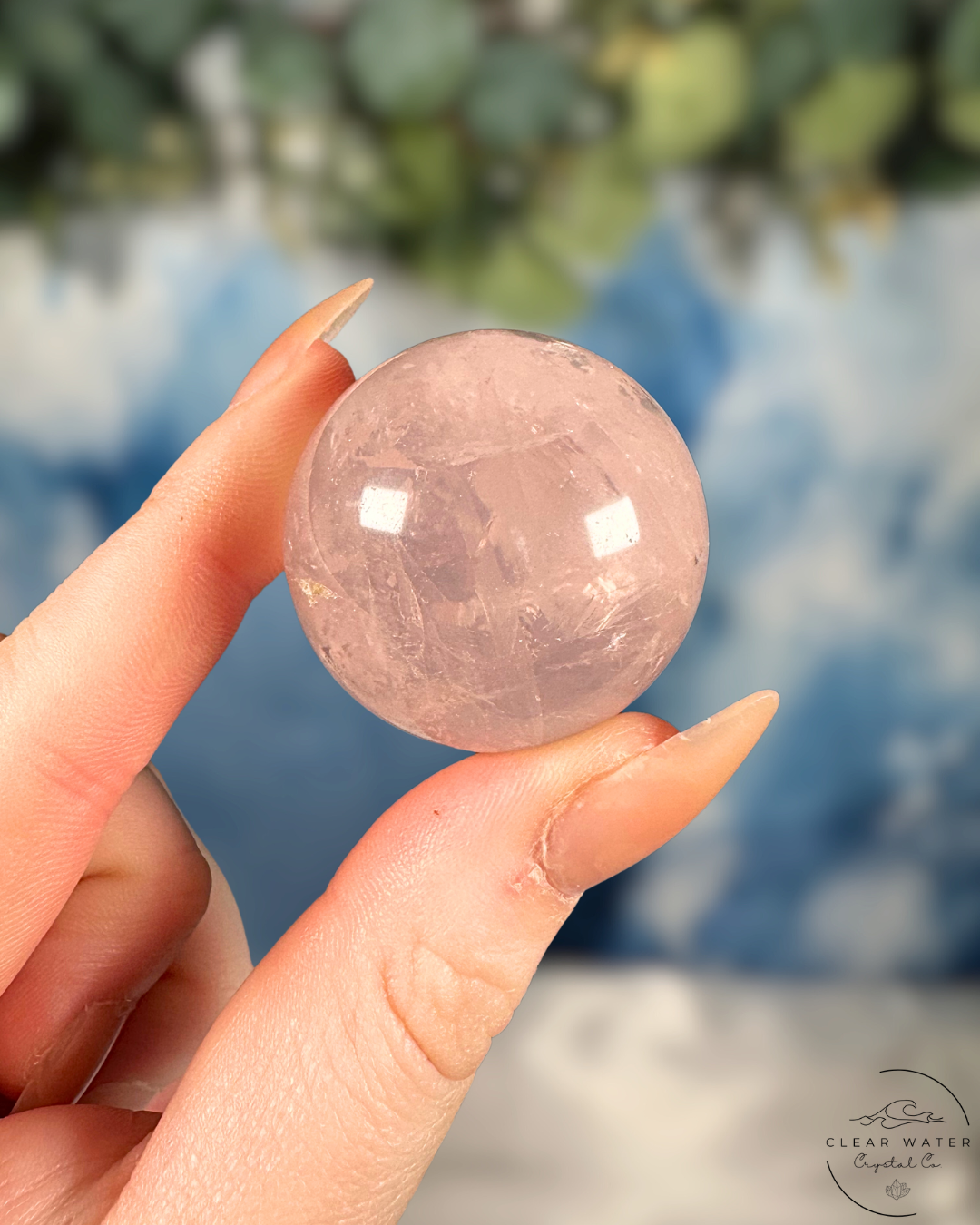 Brazilian Rose Quartz Spheres: Gentle Love, Starry Secrets