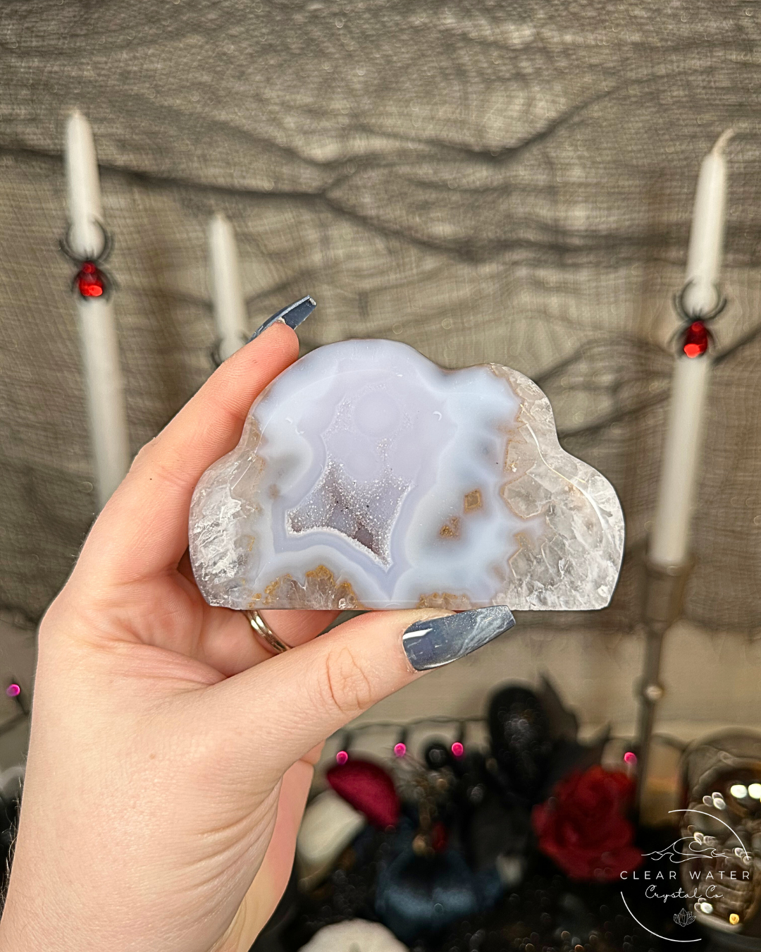 Brazilian Druzy Agate Clouds