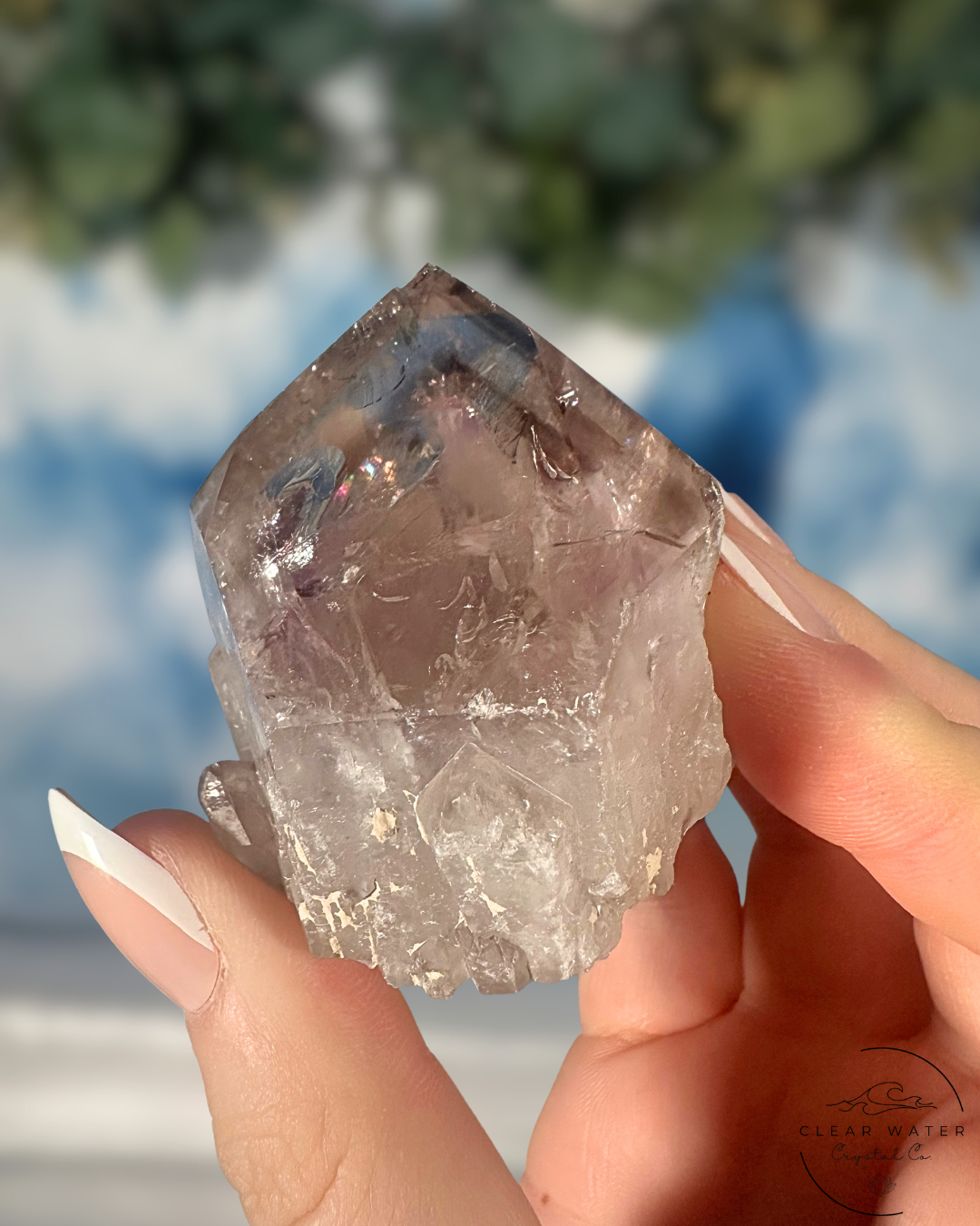 Smoky Amethyst Phantom Points: Bahia's Spectral Beauty