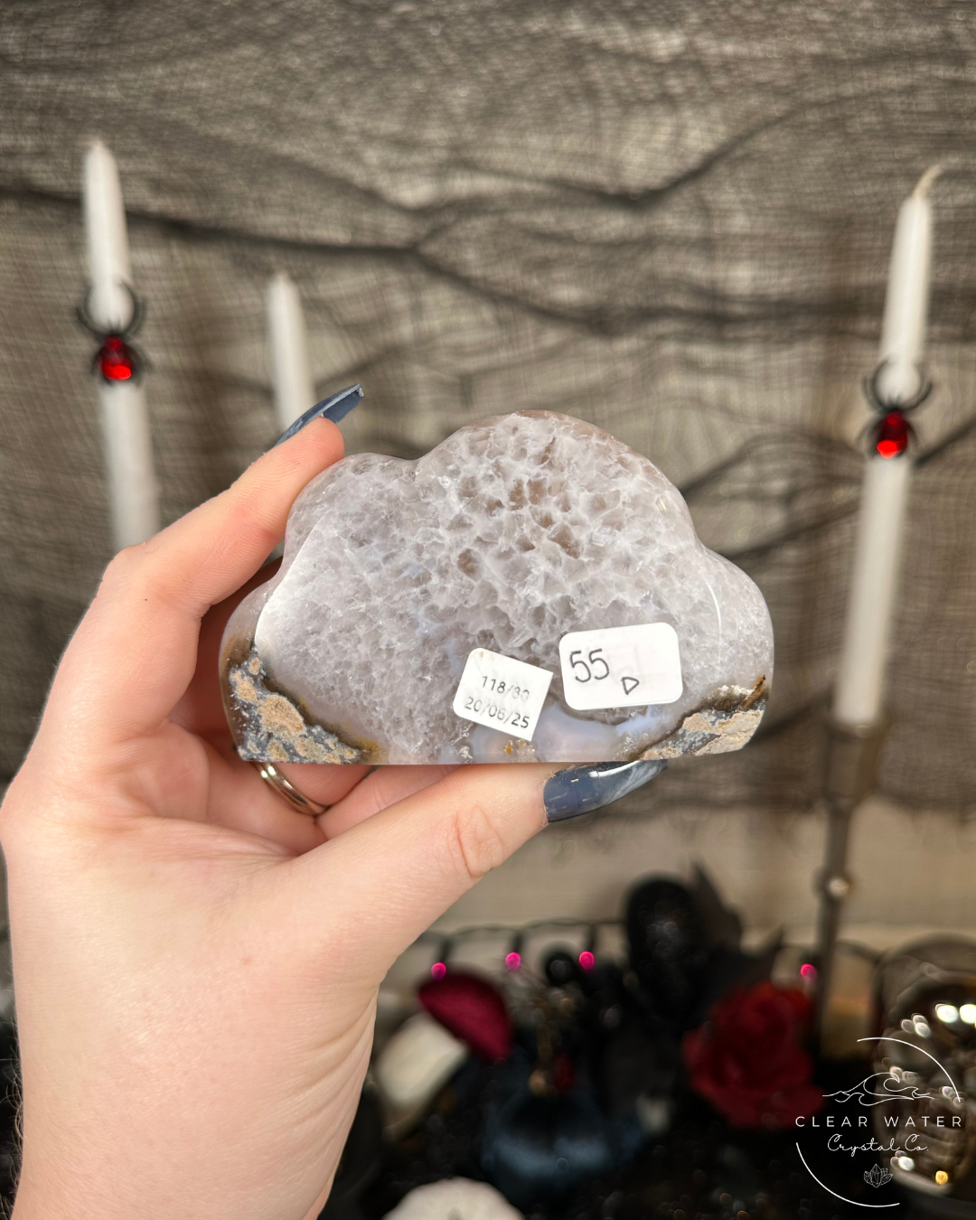 Brazilian Druzy Agate Clouds