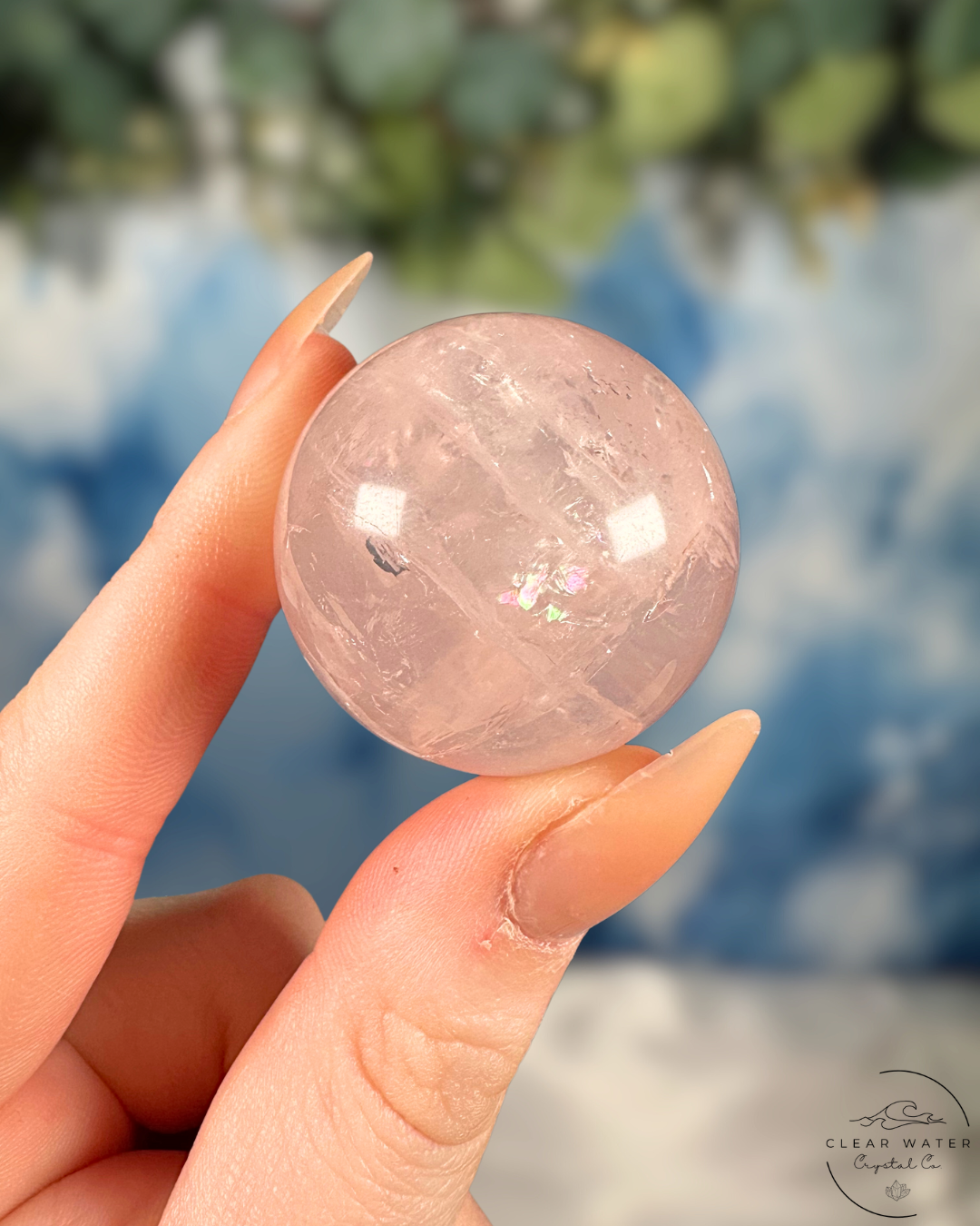 Brazilian Rose Quartz Spheres: Gentle Love, Starry Secrets