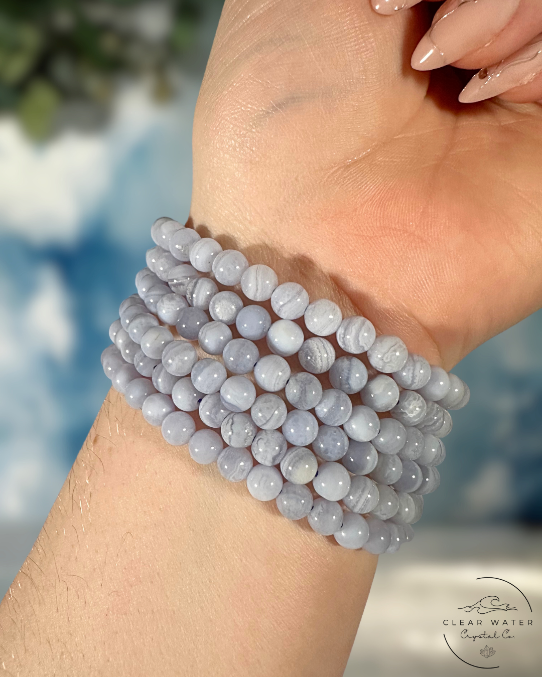 Blue Lace Agate Bracelet