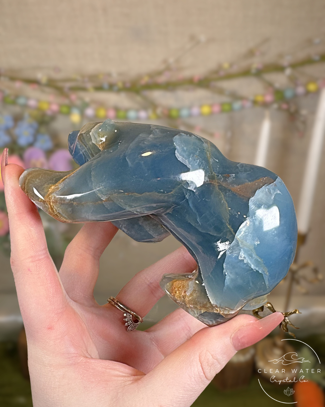 Large Blue Onyx Bear – Argentina (Cerulean Guardian)