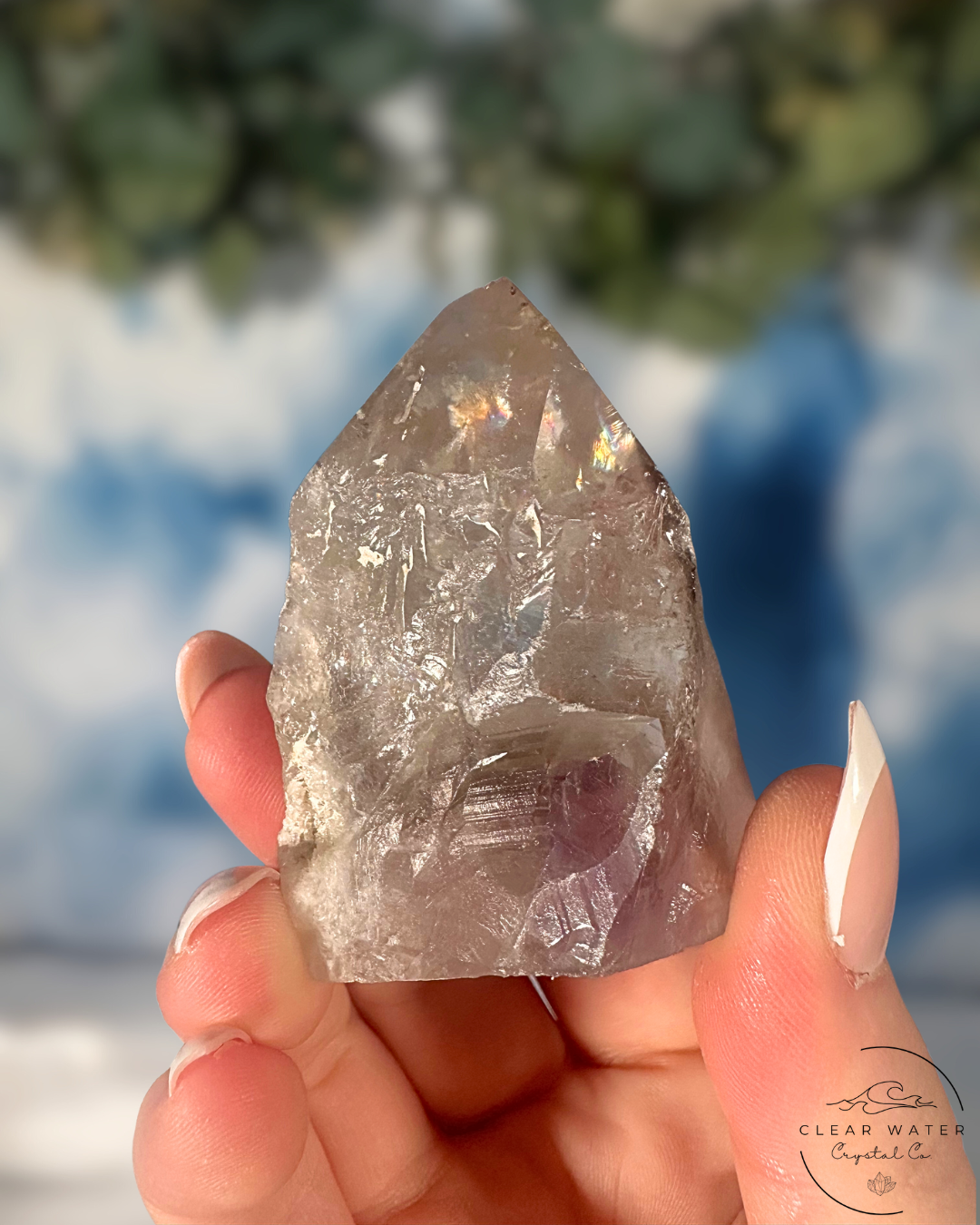 Smoky Amethyst Phantom Points: Bahia's Spectral Beauty