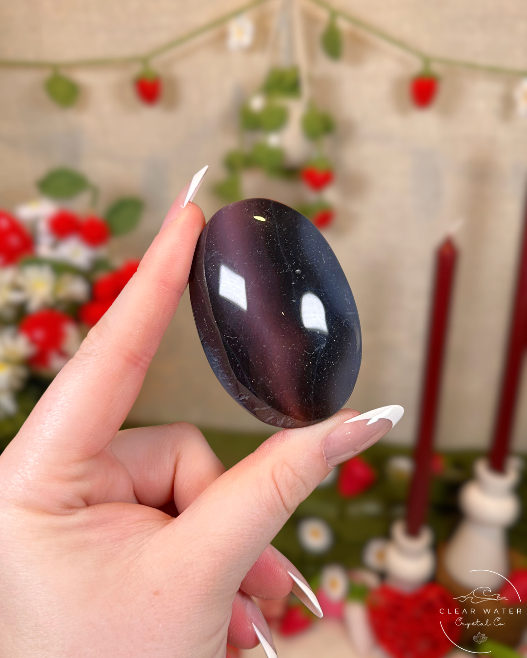 Swazi Agate Palmstone- Mozambique