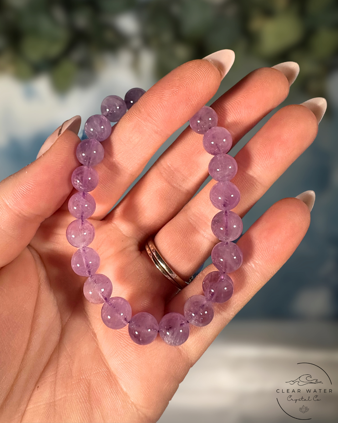 Lavender Amethyst Bracelet