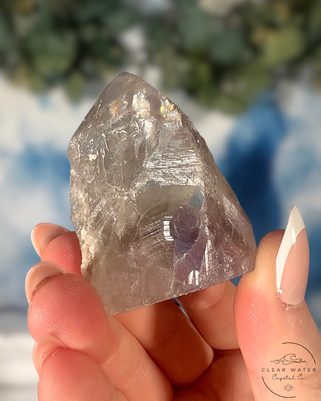 Smoky Amethyst Phantom Points: Bahia's Spectral Beauty