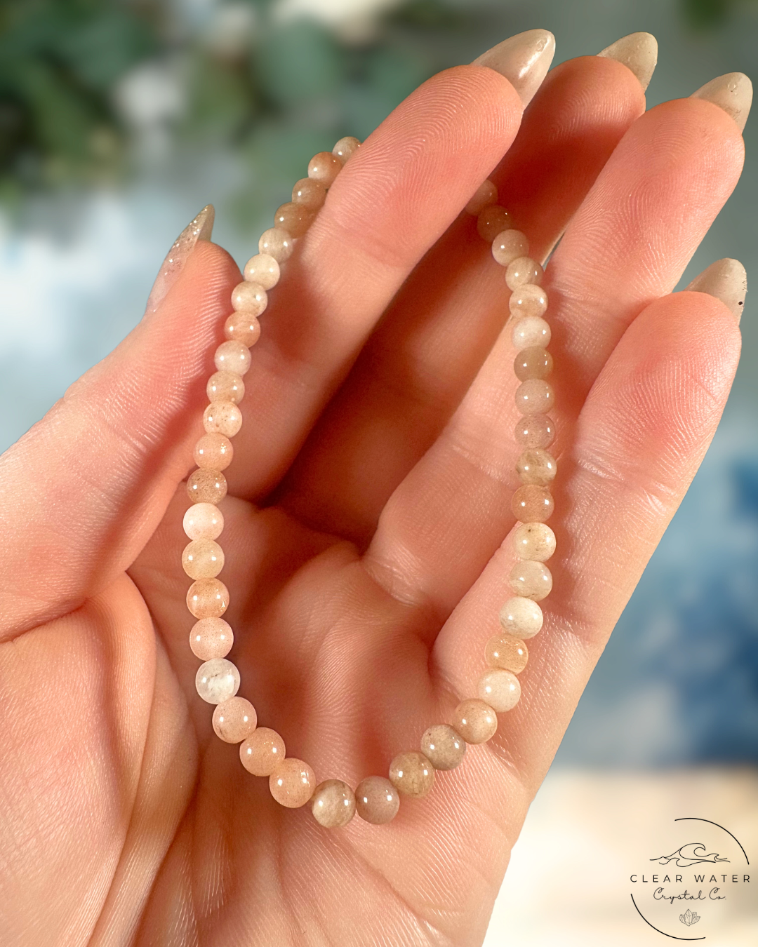 Dainty Sunstone Bracelet: Glimmer of Joy