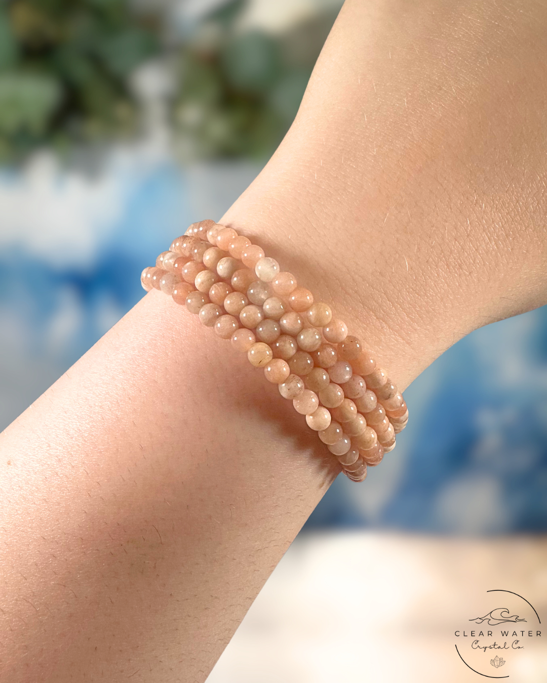 Dainty Sunstone Bracelet: Glimmer of Joy