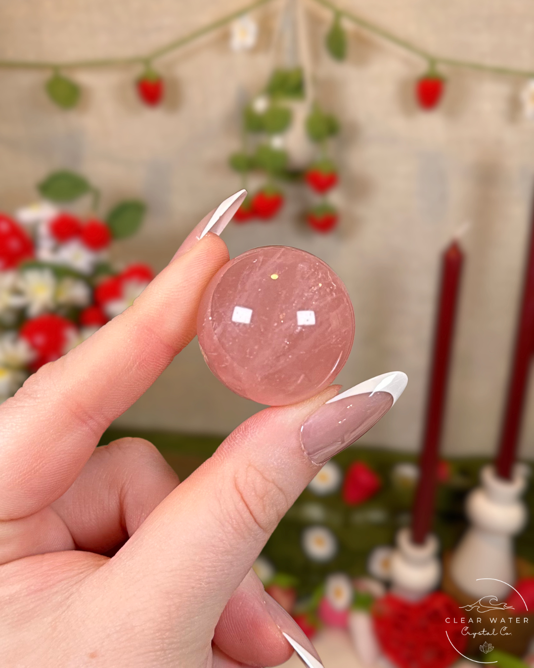 Rose Quartz Mini Sphere