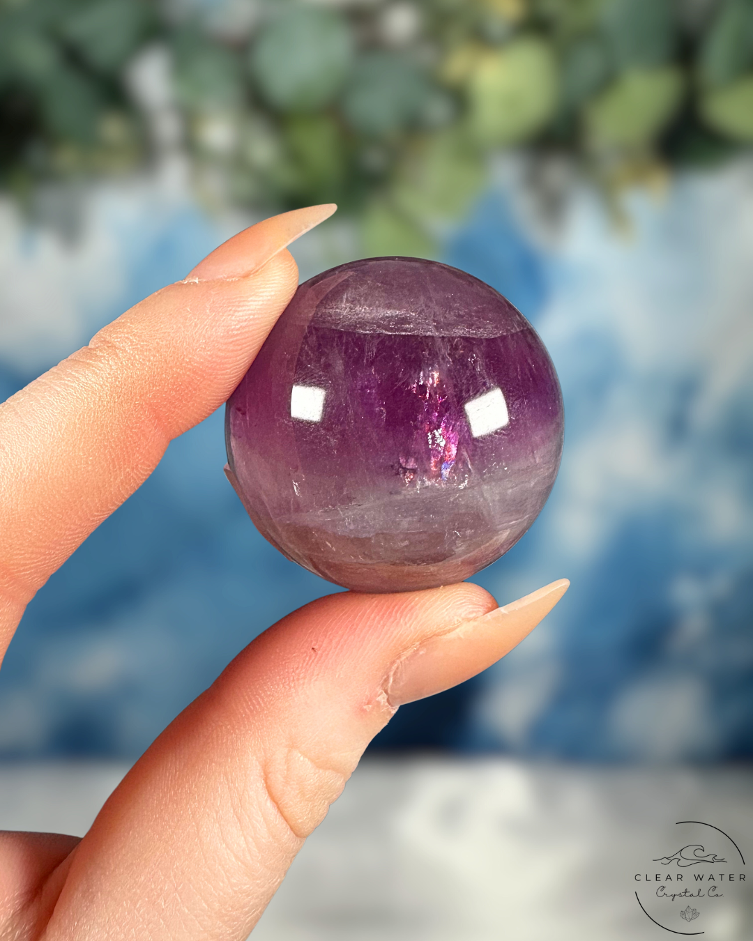 Chinese Fluorite Sphere: Visual Vibrancy