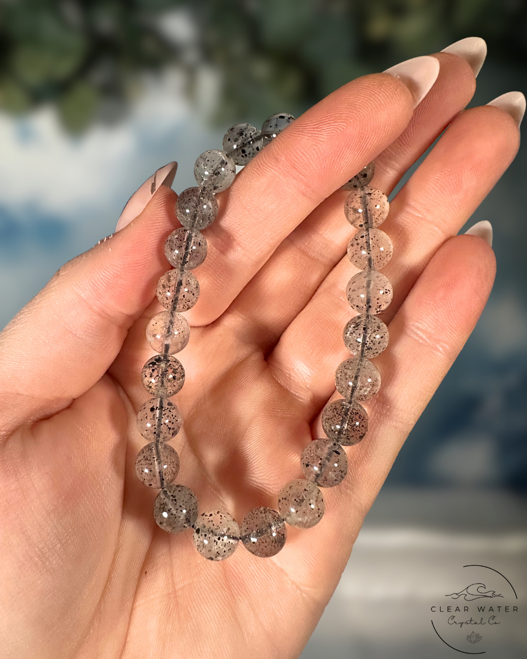 Biotite and Mica Quartz Bracelet