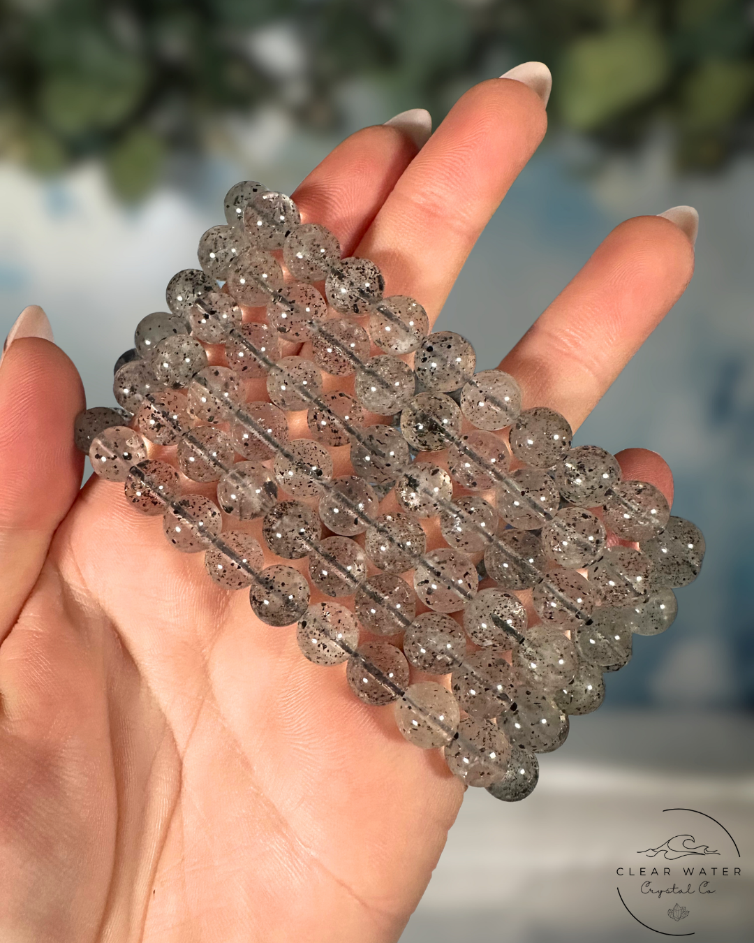 Biotite and Mica Quartz Bracelet