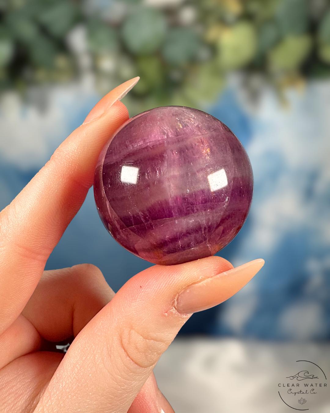 Chinese Fluorite Sphere: Visual Vibrancy