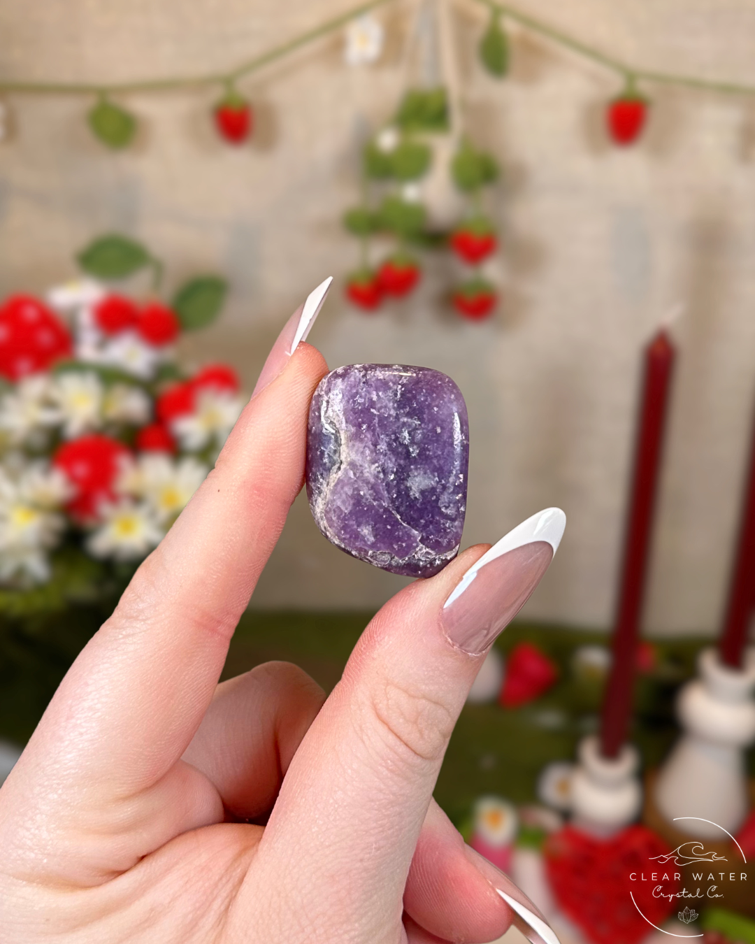 Lepidolite Tumble Stones