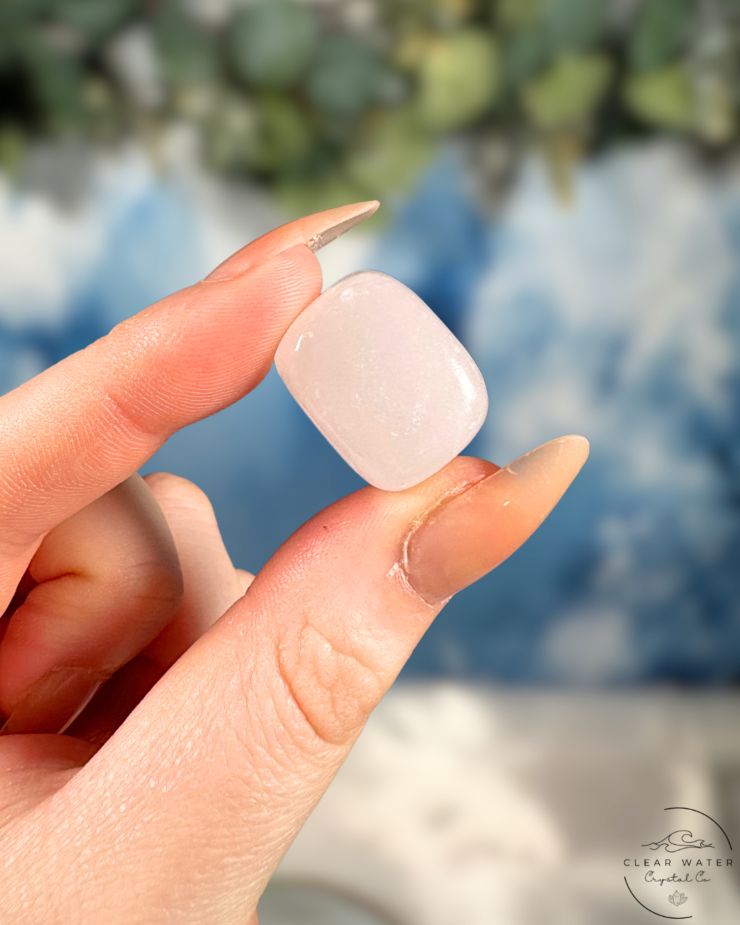 Mangano Calcite Tumble: Gentle Love & UV Magic