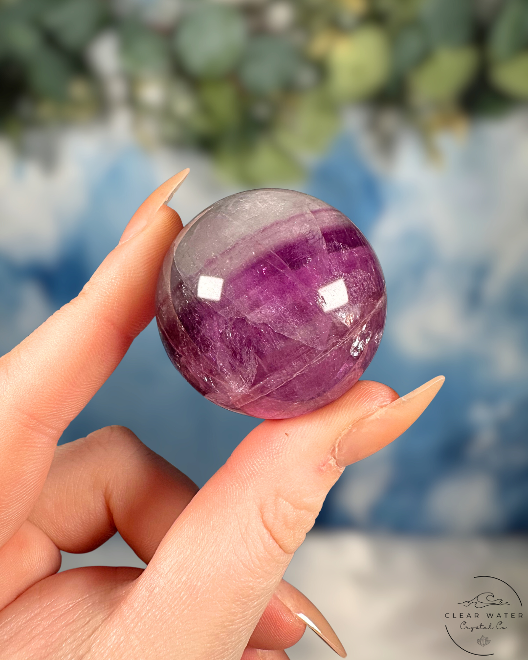 Chinese Fluorite Sphere: Visual Vibrancy