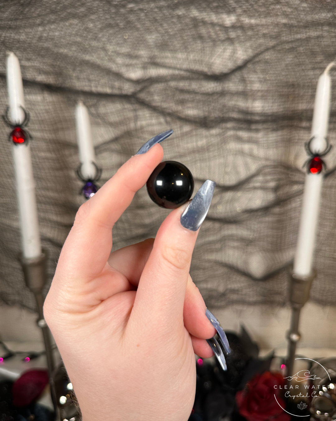 Mini Obsidian Spheres