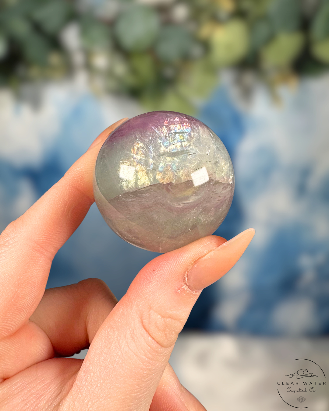 Chinese Fluorite Sphere: Visual Vibrancy