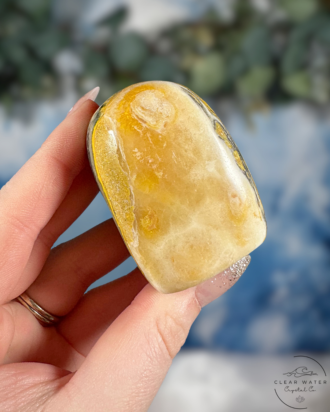 Indonesian Bumblebee Jasper Freeform: Vibrant Volcanic Art