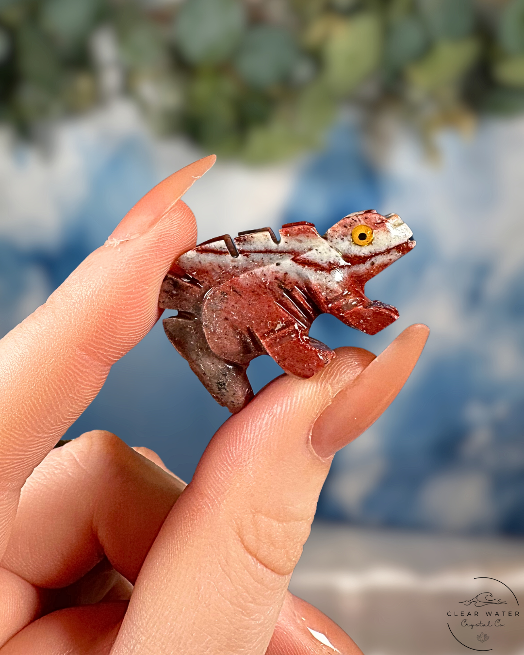 Mexican Soapstone Stegosaurus Carving