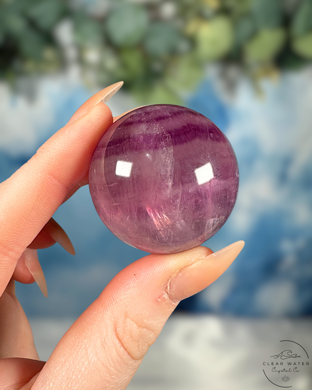 Chinese Fluorite Sphere: Visual Vibrancy