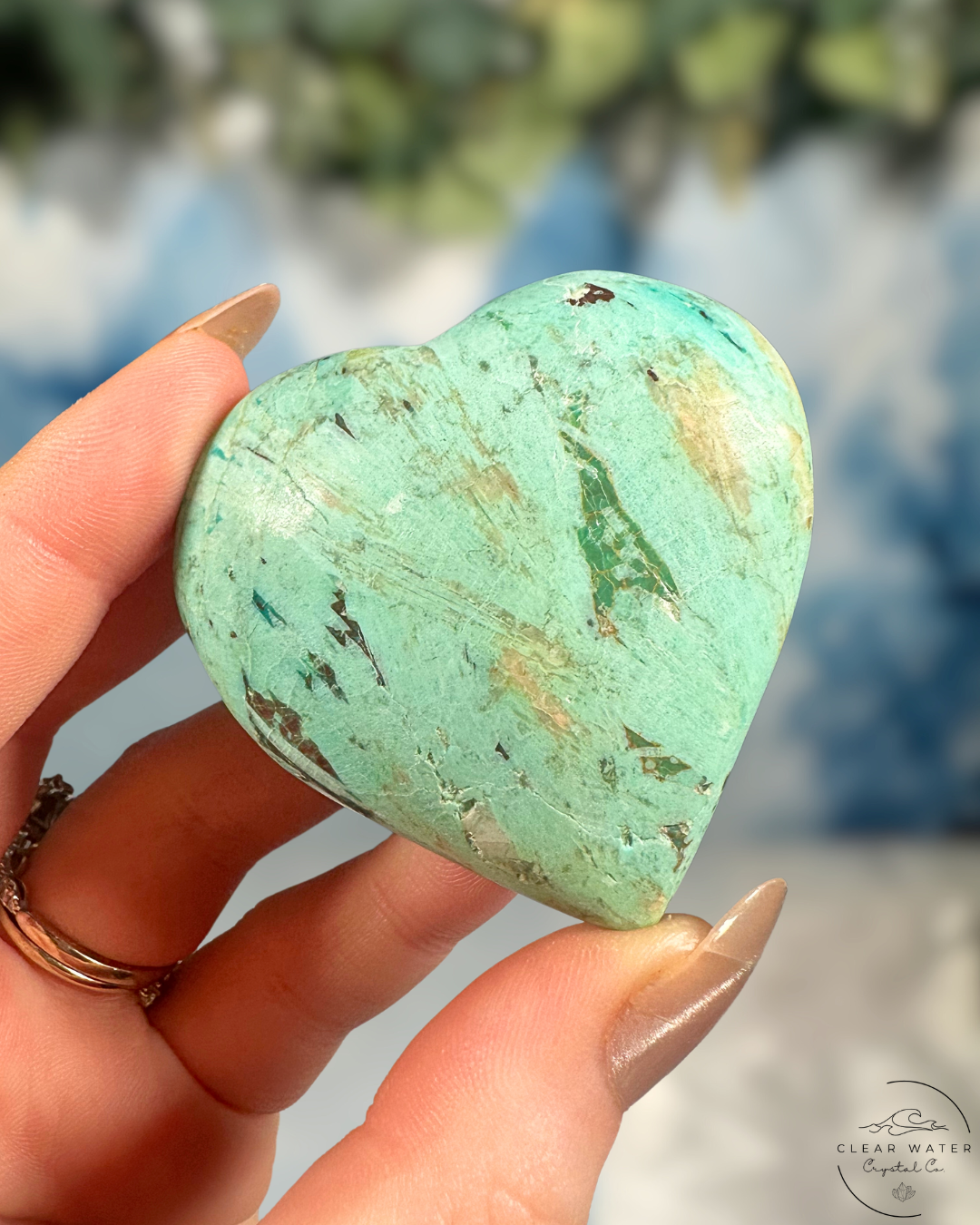 Peruvian Turquoise Hearts: Andean Serenity
