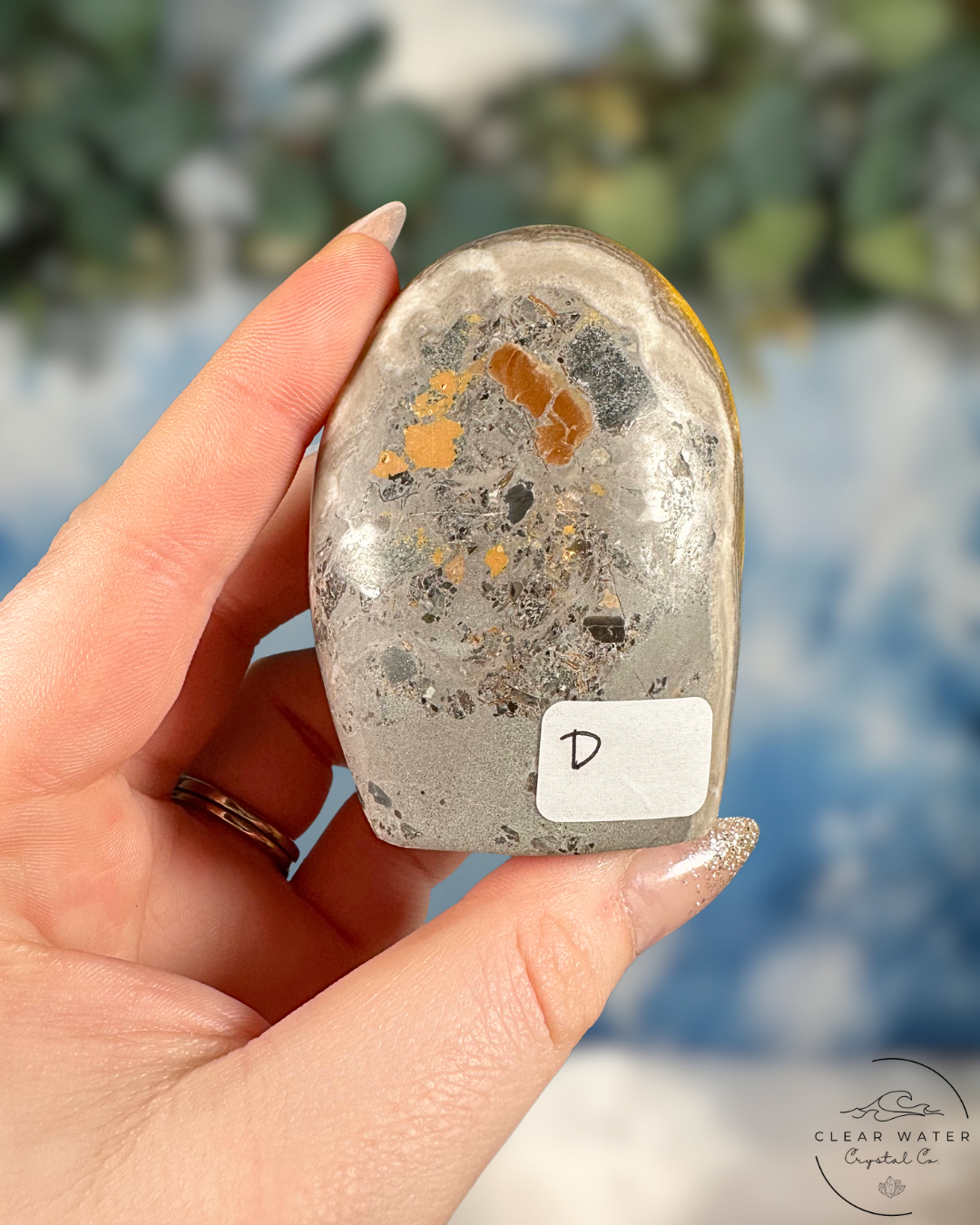 Indonesian Bumblebee Jasper Freeform: Vibrant Volcanic Art