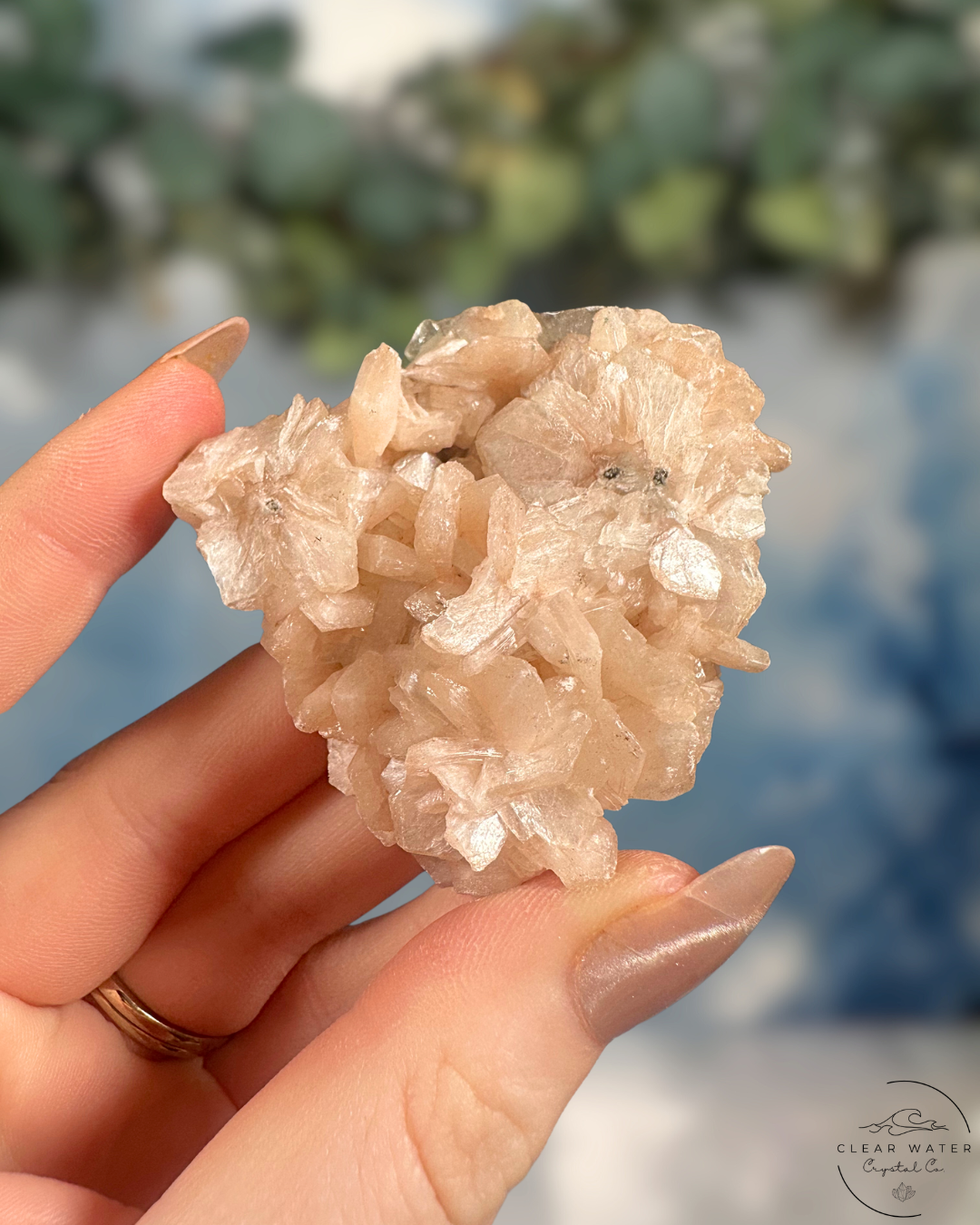 Peach Stilbite Specimens: Soft Connection