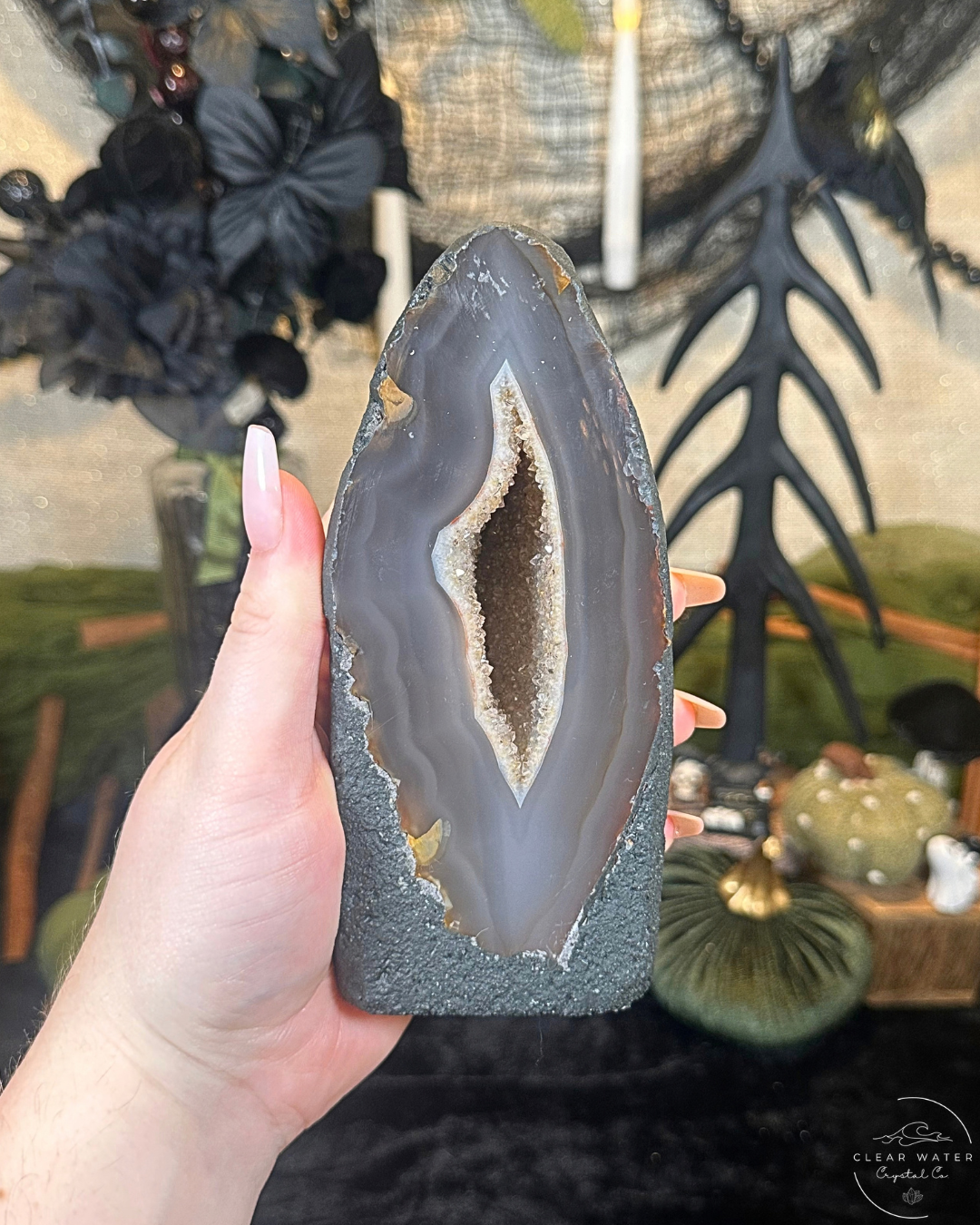 Amethyst & Agate Cut Base | Brazil