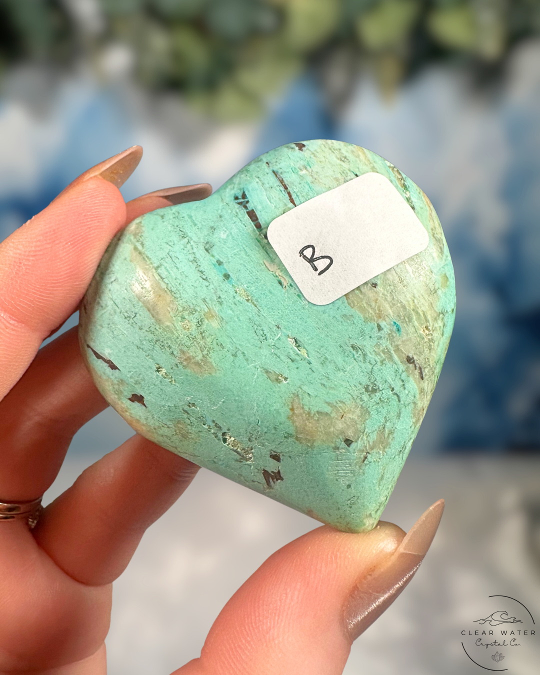 Peruvian Turquoise Hearts: Andean Serenity
