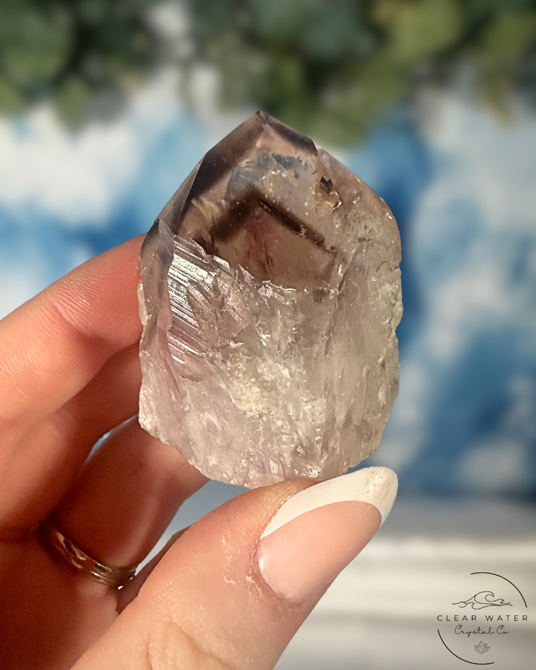 Smoky Amethyst Phantom Points: Bahia's Spectral Beauty