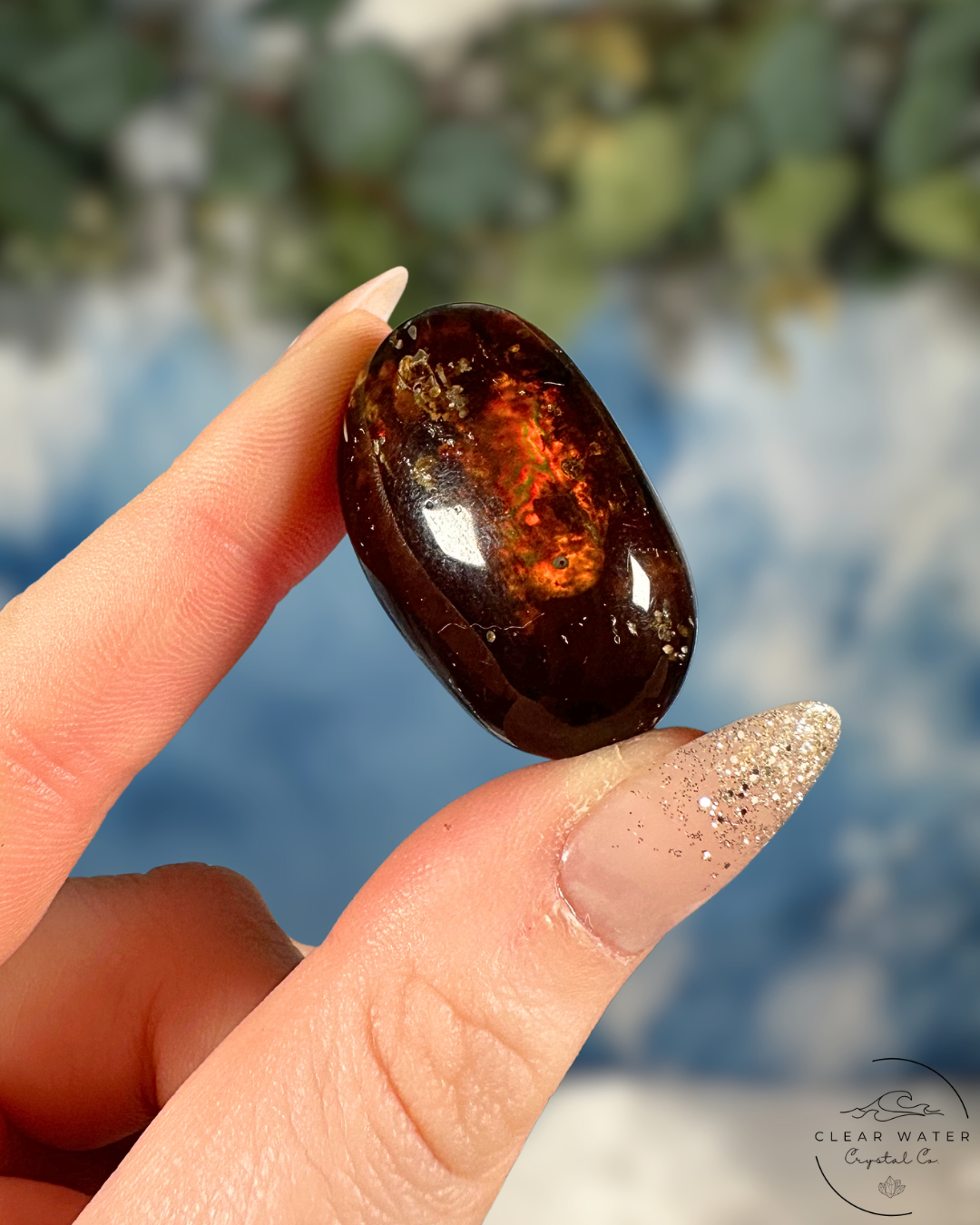 Indonesian Amber Tumbles: Ancient Glow