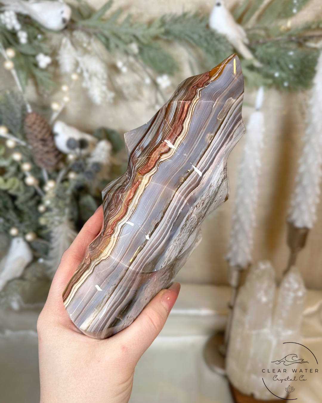 Statement Agate Flame – Madagascar